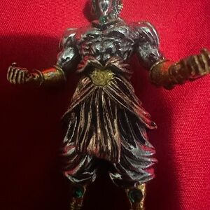 DBZ brolly pendant steel silver and gold